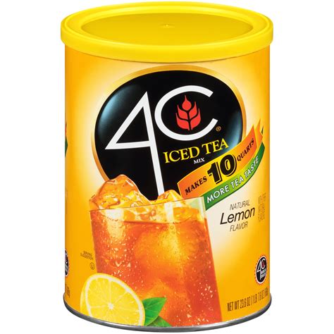 4c Drink Mix Lemon Iced Tea 251 Oz 1 Count