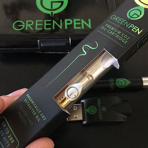 Green Pen Co2 Cannabis Oil Vape Cartridges Vape Reviews