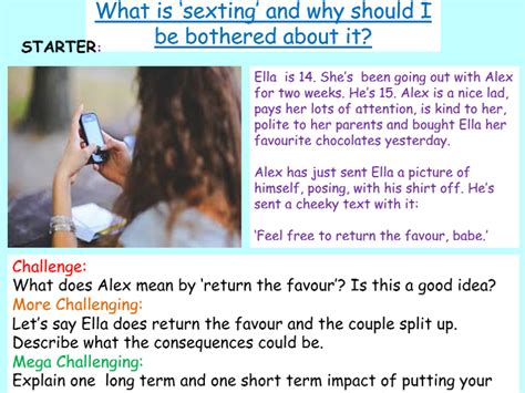 Sexting By Ecresources Teaching Resources Tes