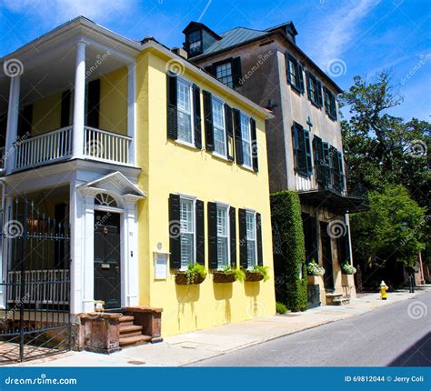 Rue Historique De Tradd Charleston Sc Image Stock éditorial Image