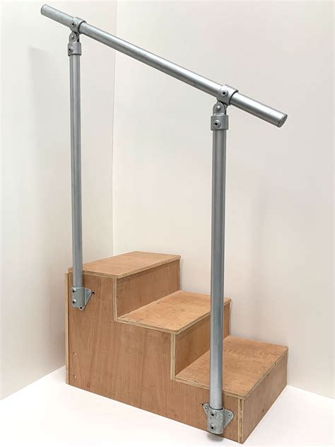 Adjustable Side Mounted or Floor Mounted Stair Handrail Kit