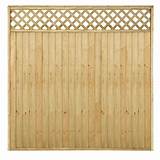Lattice Top Wood Fence Panel Images