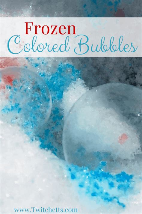 Colored Frozen Bubble ~ A Snow Day Activity Twitchetts