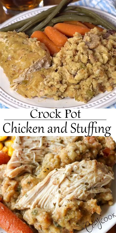 It's time the king of winning dinners got a makeover. This easy Crock Pot Chicken and Stuffing recipe will ...