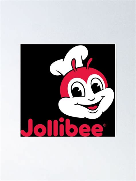 Jollibee Logo Poster For Sale By Alvenpacoca421 Redbubble