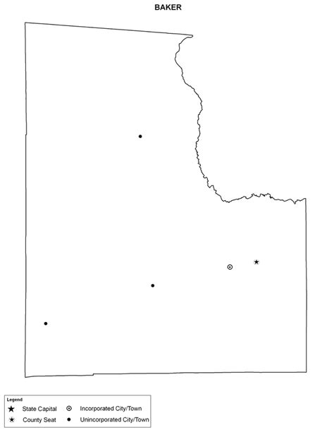 Baker County Cities Outline 2009