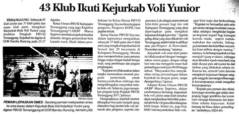 Kliping Tentang Bola Voli Lengkap - Easy Study