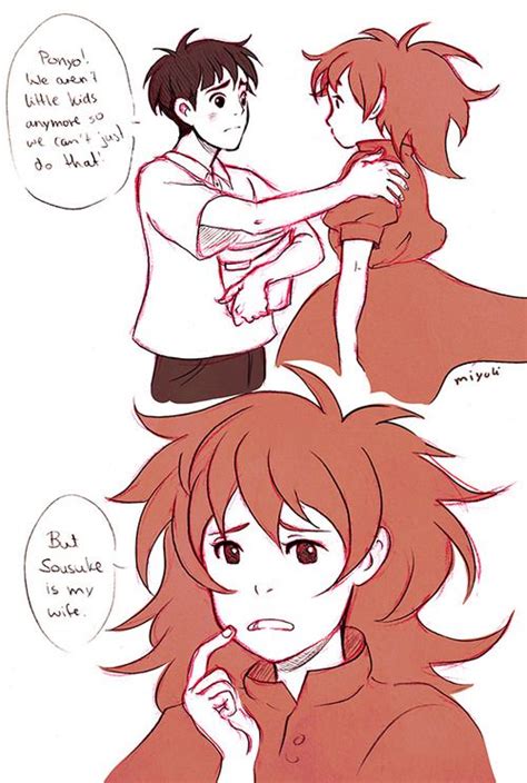 Ponyo and Sosuke Comic 1/3 | Studio ghibli characters, Studio ghibli