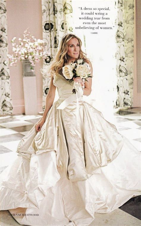 Love The Wedding Carrie Bradshaw Wedding Dress Different Wedding Dresses Vivienne Westwood