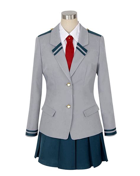 Anime My Hero Academia Uraraka Ochako School Uniform Suit Boku No Hero