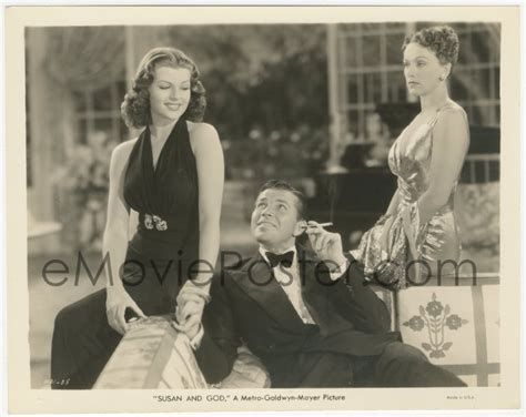 3f1658 Susan And God 8x10 Still 1940 Bruce Cabot Between Sexy Young Rita