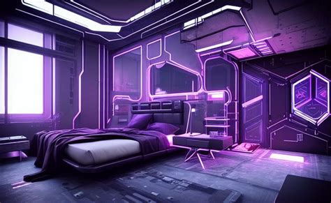 Cyberpunk Bedroom Futuristic Bedroom Cyberpunk Bedroom Futuristic