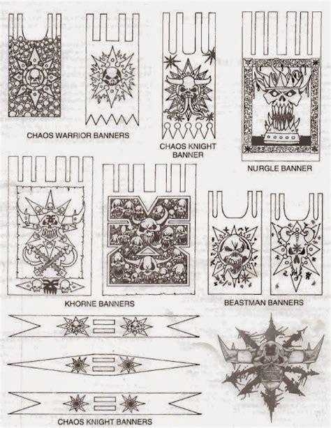 Chaos Banners From Wd Warhammer Warhammer Fantasy Fantasy Images