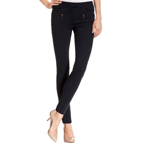 Donald trump gave his big speech. Ivanka Trump Skinny Ankle Pants in Blue (Navy) | Lyst