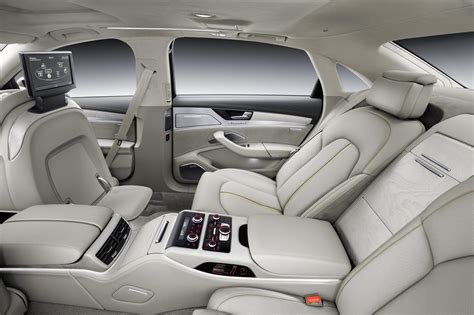 Rear Seats Of The 2014 Audi A8
