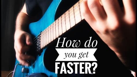 How To Play Faster A Method That Actually Works Guitar Lesson Youtube