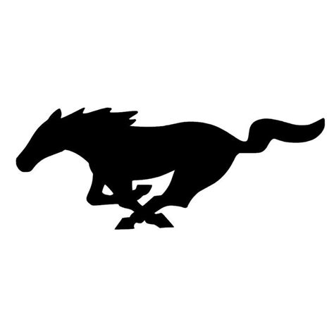 Ford Mustang Running Horse Pony Racing Vinyl Decal Window Sticker Car