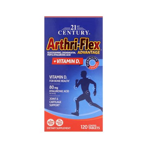 These nutrients are needed to keep bones, teeth and muscles healthy. 21st Century Arthri-Flex Advantage + Vitamin D3 Coated ...
