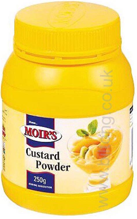 This is equal to superfine, or more like 10x? Moirs Custard Powder 250g | Susmans Best Beef Biltong ...