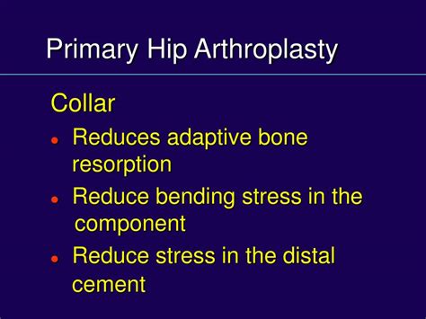 Ppt Primary Hip Arthroplasty Cemented And Uncemented Powerpoint