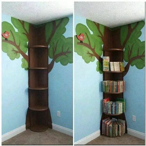 Labebe baby wooden bookshelf, kids bookshelf with wheels for 1 year up, book rack wood/kid bookcase/children bookshelf/toddler book case/children book display self/infant book toy storage white. Tree inspired bookcase for kids room. The tough part will ...
