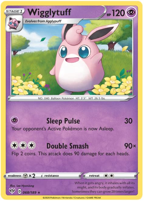 We did not find results for: Wigglytuff - Darkness Ablaze #68 Pokemon Card