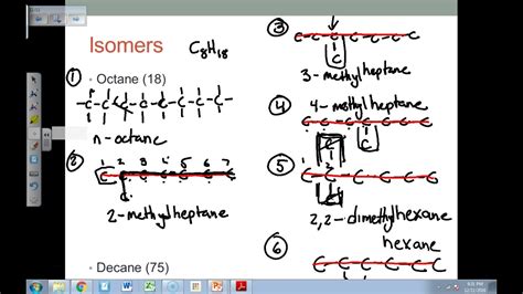 Isomers Of Octane Drawing Howto Draw