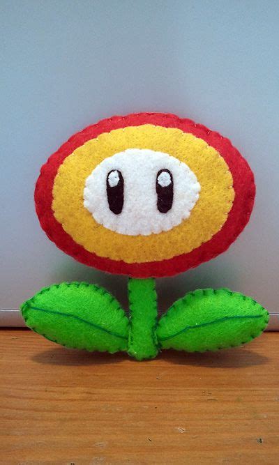 How To Make A Super Mario Fire Flower Felt Plushie
