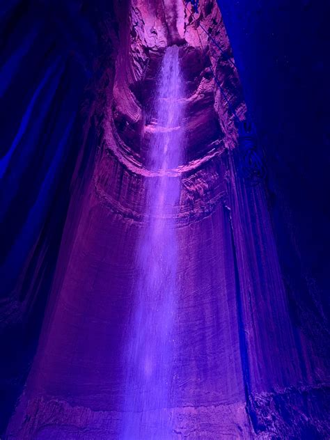 Ruby Falls In Chattanooga Tn Please Forgive The Artificial Lighting