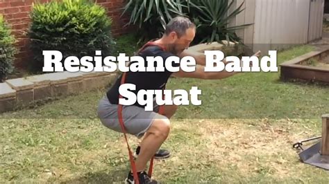 Within the video below, i demonstrate how to create a handle for loop later in the video, a piece of pipe is used to demonstrate additional exercises (ex. Resistance Band Squat Technique and Set Up Tips - YouTube