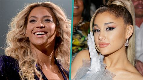 Watch Access Hollywood Interview Beyoncé Celebrates Ariana Grandes