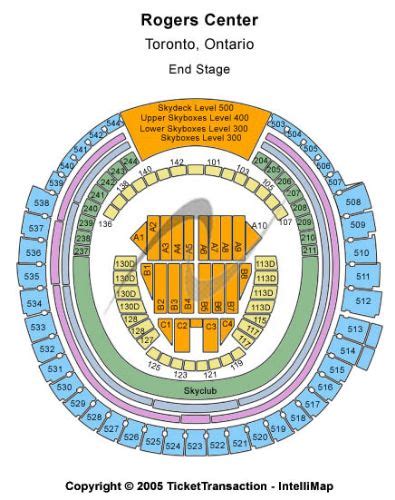 Rogers Centre Tickets And Rogers Centre Seating Chart Buy Rogers