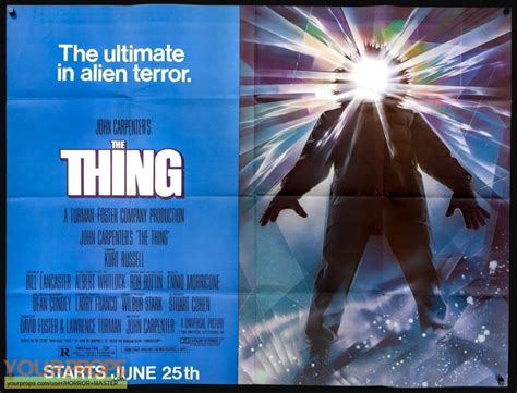 The Thing 1982 Subway The Thing 1982 Poster Thing King Joe Hollywood