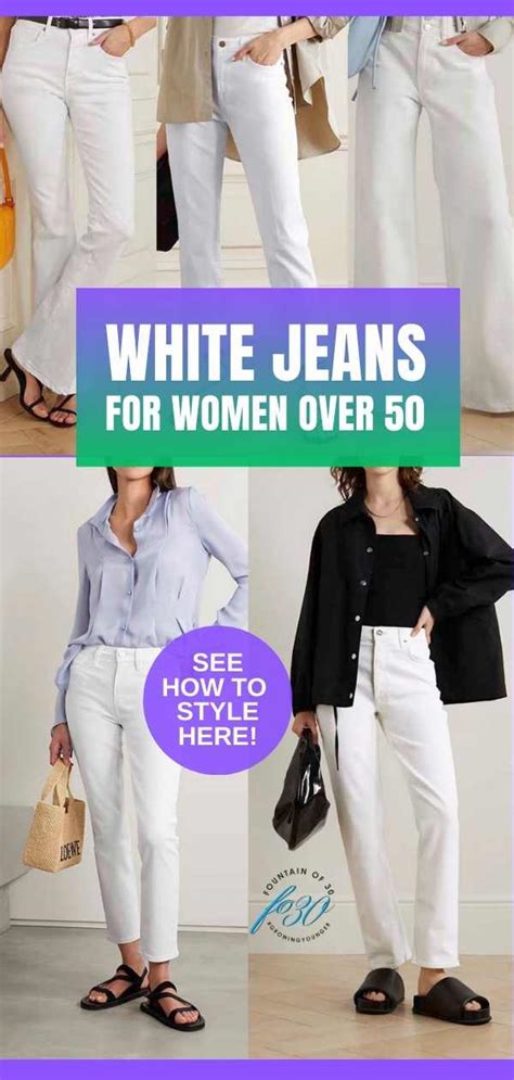 Why We Love White Jeans For Summer For Women Over 50