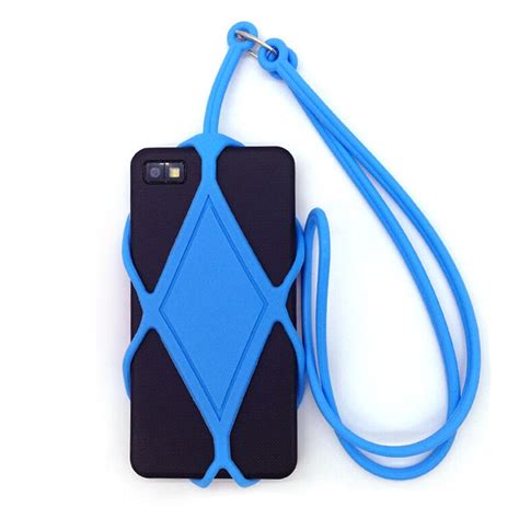 New Silicone Lanyard Cell Phone Case Cover Holder Sling Necklace Wrist Strap In Mobile Phone
