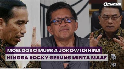 KSP Moeldoko Murka Presiden Jokowi Dihina Hingga Rocky Gerung Minta