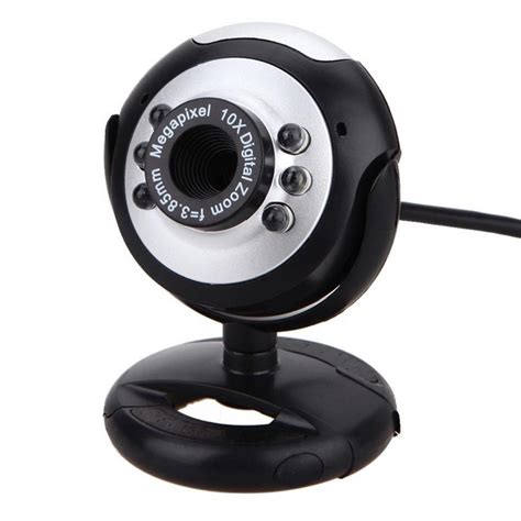 USB 12.0 MP 6 LED Webcam Camera Web Cam With Built Mic For Laptop in BW Des P8M1 | Shopee ...