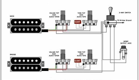 2 pickup guitar wiring diagrams