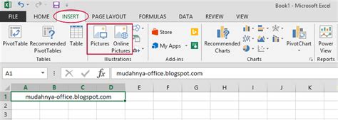 Tutorial cara download office 2016 ke microsoft office 2013 dengan sangat mudah melalui halaman office 365. Memasukkan Gambar Dalam MS.Office Excel 2013 - Mudahnya Office