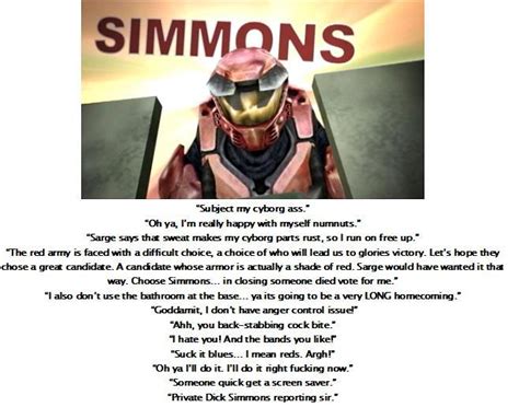 Blue lives on today as one of the greatest and most original ideas for video game tv series of all time. Red Vs Blue Isms Quotes. QuotesGram