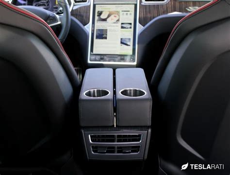 Tesla Model Y Back Seat Cup Holder 2021 Tesla Model Y Electric