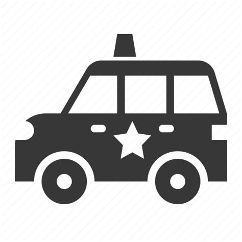 Car Patrol Car Police Car Traffic Transport Vehicle Icon