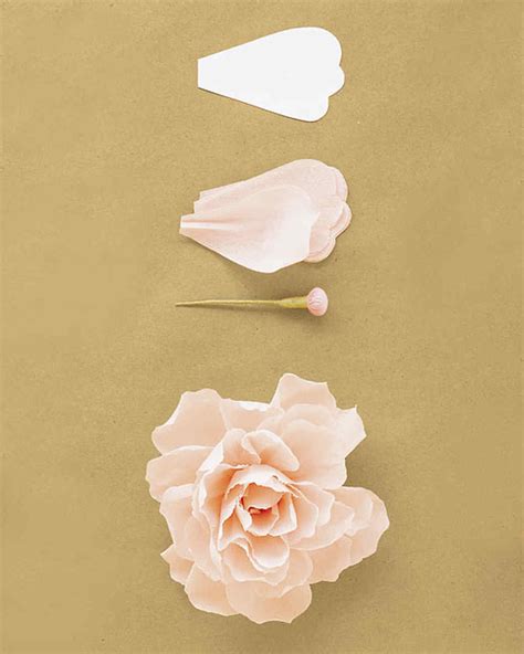How To Make Crepe Paper Flowers Martha Stewart