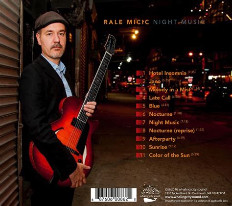 Republic Of Jazz Rale Micic Night Music 2016 Whaling City Sound