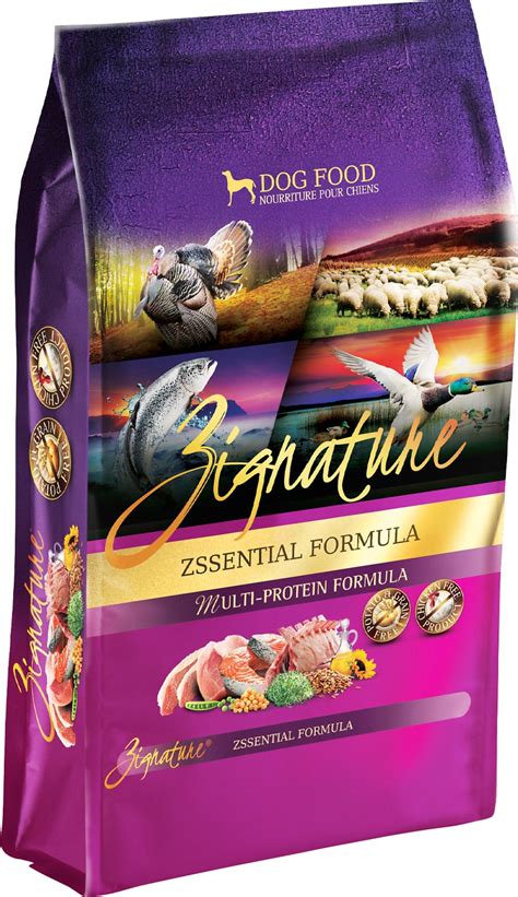 One of the best things about chewy, according to chewy.com reviews, is its vast variety of dog food and dog products. Zignature Zssential Multi-Protein Formula Grain-Free Dry ...