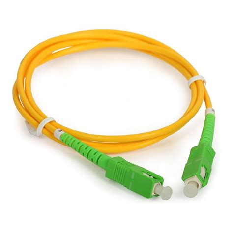 Fiber Optic Cable M Sc Apc To Sc Apc Simplex Singlemode