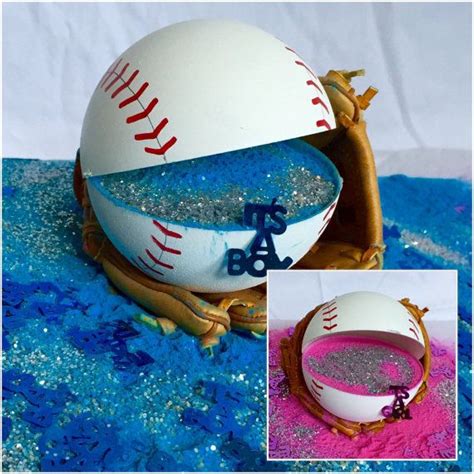 You can drape a banner across the streamers or create your own saying using big letters on pieces of construction paper to make a diy banner! Exploding Baseball Gender Reveal Ball in by OriginalRevealBalls | Baseball gender reveal, Unique ...