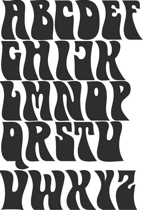Wes Wilson Digital Typefaces Typography Alphabet Graffiti Lettering