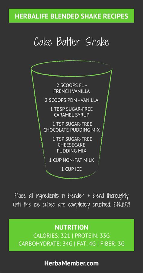 See more ideas about herbalife, herbalife nutrition, herbalife recipes. Herbalife Shake Recipes Birthday Cake - Reiki Healing