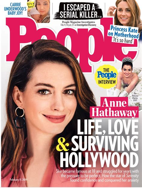 People Magazine February 11 2019 People Magazine Anne Hathaway